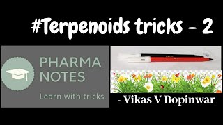 TERPENOIDS WITH TRICKS 2  MONOTERPENES  RRB PHARMACIST EXAM  GPAT  ESIC  PART 73 [upl. by Weatherley]