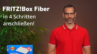 So schnell schließt du eine FRITZBox Fiber an [upl. by Ahsenek178]