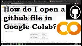 How do I open a github file jupyter notebook or Ipynb files online in Google Colab Open Colab [upl. by Eelarac742]