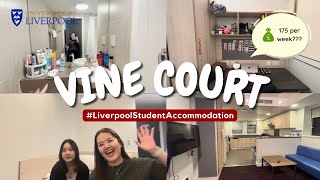 VINE COURT Liverpool Univ Student Accommodation LiverpoolAccomodationTour studentaccommodationuk [upl. by Hsiekal861]