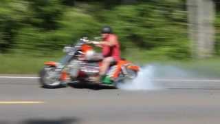 Boss Hoss 502 Burnout 1 [upl. by Akenit778]