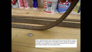 Another Way To Install Cork Roadbed On A Model Railroad [upl. by Lief]