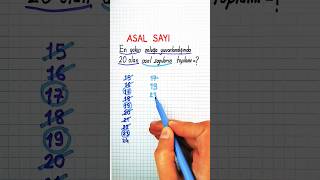 6SINIF🟢ASAL SAYI🟢 Kendisi ve 1️⃣ Hariç Hiçbir Sayıya Bölünmezler➡️ asalsayılar ✅️✅️ [upl. by Lyrred]