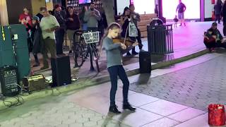 The Best Violin Street Performer Karolina Protsenko  Faded Alan Walker [upl. by Nairadal]