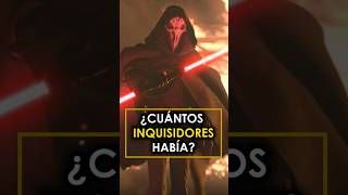 🔥 ¿Cuántos Inquisidores había 🤔 shorts starwars inquisidores [upl. by Seaden]