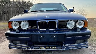 BMW E34 УНИЖАВШАЯ Ferrari Alpina B10 Biturbo [upl. by Nicks]