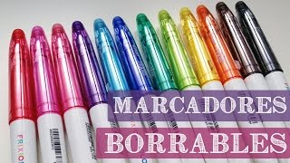 Frixion colors Pilot  Marcadores que se Borran  StephanieVlog [upl. by Mavilia]