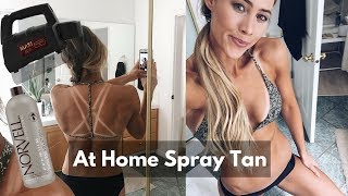 How TO SPRAY TAN at HOME [upl. by Jelena901]