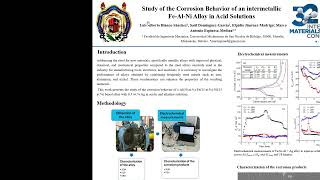 IMRC 2024 Study of the Corrosion Behavior of an intermetallic FeAlNi Alloy in Acid Solutions [upl. by Gerald]