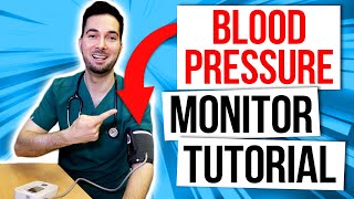 How to use a blood pressure monitor at home and cuff [upl. by Venn]