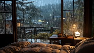 【4M】 Soothing Rain Sounds🌧️  Come in to the bed and close your eyes to feel the rain😴 [upl. by Pas]