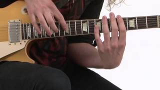 Joel Hoekstra  Rock of Ages intro tapping lick [upl. by Ellenar]