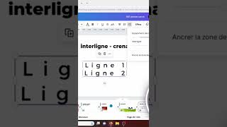Linterligne sur Canva [upl. by Dlonyar]