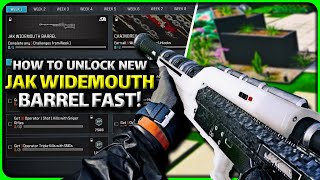 Unlocking New JAK WIDEMOUTH Barrel Fast amp Easy in MW3 [upl. by Haliehs]