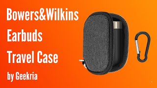 BowersampWilkins OnEar Headphones Travel Case Hard Shell Headset Carrying Case  Geekria [upl. by Clements]