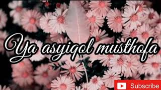 Ya asyiqol musthofaNissa sabyanlyrics [upl. by Blim]