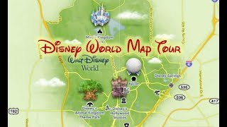 Walt Disney World Map Tour [upl. by Thibaut]