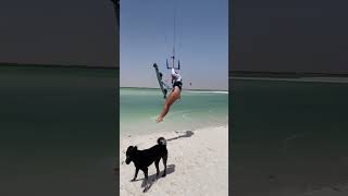 How to end your Kite surfing session 🤯😱 [upl. by Naimaj]