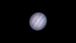 Jupiter and Saturn through a Celestron 127 mm Maksutov Cassegrain scope [upl. by Nolrev35]