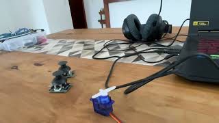 My homemade animatronics update  servo motor with arduino [upl. by Perren]