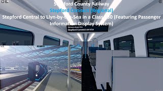 Roblox SCR 171 Stepford Connect Stepford Central to Llyn in a Class 730 Realtime Plus PIDS [upl. by Adna]