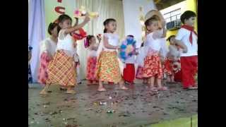 Folk dance performed by nursery [upl. by Nerradal]