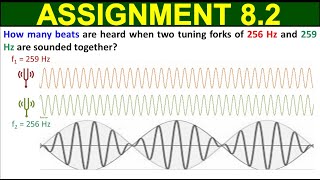 Assignment 82  Class 11 Physics Chapter 8 Waves  Federal Board KP Board Study with Me  Beats [upl. by Procter]