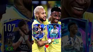 Then vs now ❤💔fcmobile short neymar vinijr football viralvideo [upl. by Nnahs605]