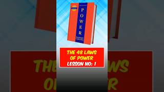 The 48 Laws of Power book summary shorts [upl. by Woolson]