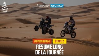 Le résumé de lÉtape 2 présenté par Aramco  Dakar2024 [upl. by Atikim]