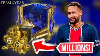 How to Make MILLIONS Of Coins During TOTY in EA FC Mobile 24 [upl. by Aia]