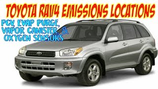 Toyota Rav4 PCV EVAP OXYGEN SENSORS [upl. by Fabe]