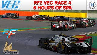 rFactor 2 Online Virtual Endurance Championship  6 Hours of SpaFrancorchamps [upl. by Olympie653]