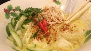 How to make Num banh chok [upl. by Scuram417]