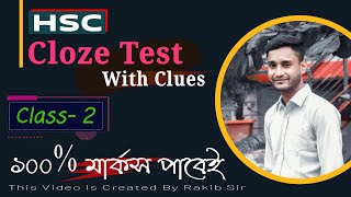 Cloze test with clues for hsc with clues board questionshsc english 1st paper [upl. by Nemzaj]