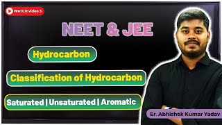 Hydrocarbon amp Classifications of Hydrocarbons  NEET amp JEE Students  Simple classes [upl. by Hindu]