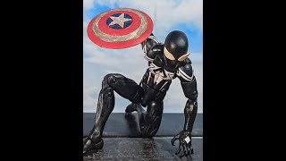 Symbiote Spiderman Enters In Civil War StopMotion  Kd Studios shorts [upl. by Beaufort661]