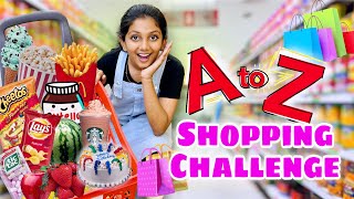 A to Z shopping challenge  shopping lulu mall  shopping vlog  minshasworld [upl. by Esdras]