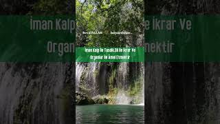 İman Kalp İle TasdikDil İle İkrar Ve Organlar İle Âmel Etmektiriman islam amel shortislamic [upl. by Safire153]