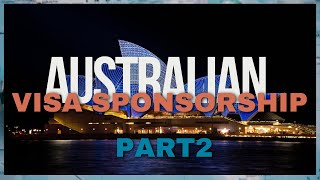 How to get Australian Companies Visa Sponsorship Jobs 2024 Part 2 [upl. by Aekal]