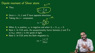 105 SternGerlach Experiment Spin quantization [upl. by Siva]