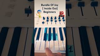 Bundle Of Joy Inside Out 2  Easy Piano Tutorial piano pianotutorial pianocover youtubeshorts [upl. by Perkins]