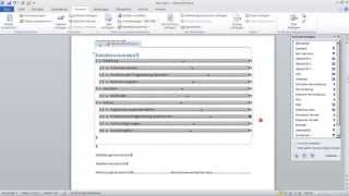 Wissenschaftliche Arbeit 2 Kapitelnummerierung Inhaltsverzeichnis 1 mit Word 2010 formatieren [upl. by Harlie]