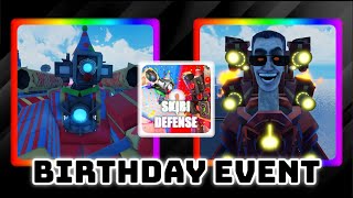 Skibi Defense How i beated the Birthday Event  Roblox [upl. by Godiva558]