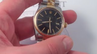 Rolex Oyster Perpetual Datejust 16013 Luxury Watch Review [upl. by Ramona]