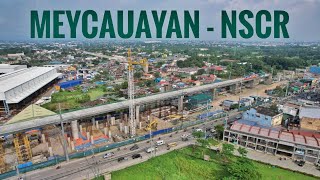 Meycauayan Station of the NSCR Project  NorthSouth Commuter Railway [upl. by Estrella289]