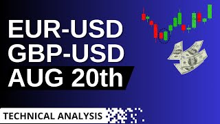 EURUSD and GBP USD Daily Analysis for August 20 2024 [upl. by Anatolio]