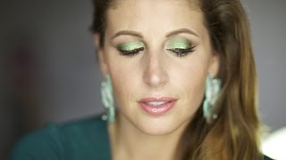 Makeup Tutorial Trucco KIKO Verde Eyeliner Oro Gold ESTATE 2014 [upl. by Michaelina141]