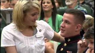 Marine surprises sister during graduation [upl. by Filip]