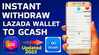 How To Withdraw Money From Lazada Wallet To GCash Account  Instant Transfer Updated 2024 [upl. by Vivyanne468]